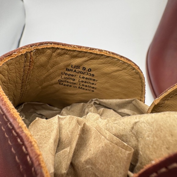 Nisolo Mia Women's 9 Ankle Boots Leather Heeled‎ Booties Burgundy Red - Picture 5 of 6